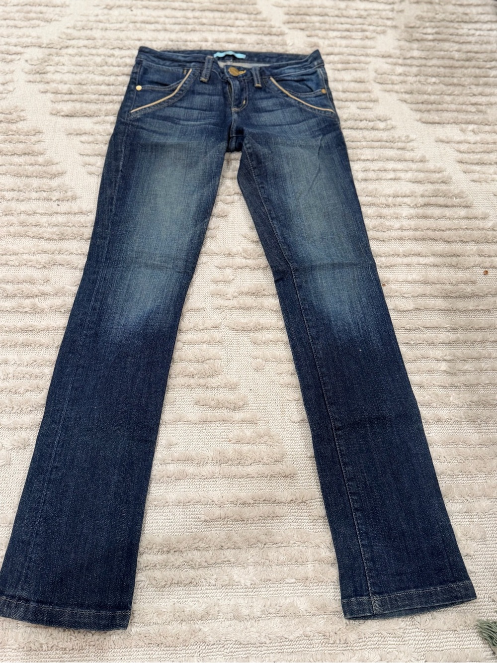 Marciano Dark Blue Straight Leg Jeans